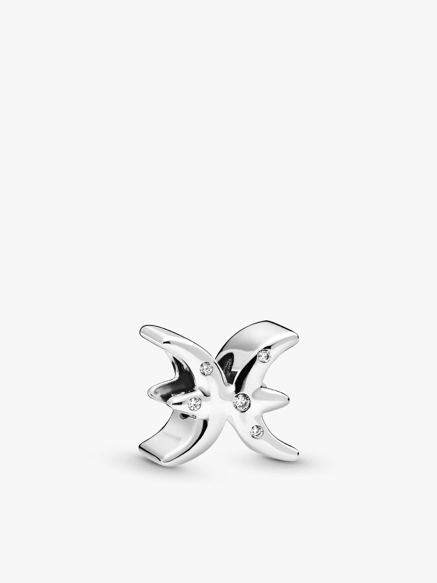 Sparkling Pisces Zodiac charm