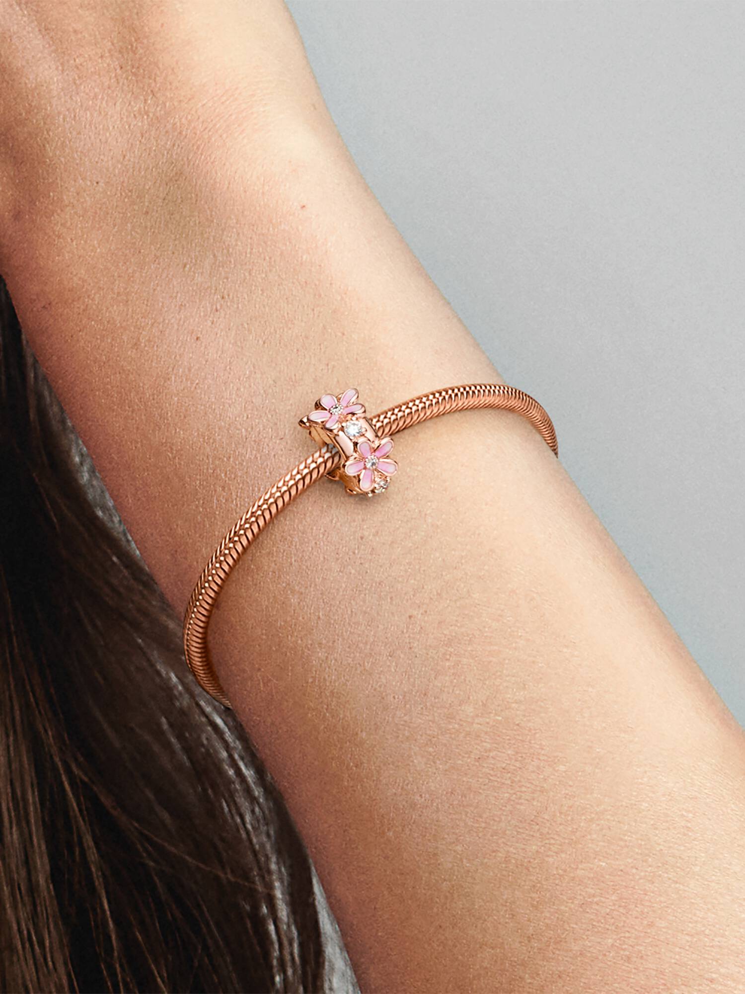 Rosa Tusenfryd Mellomledd Charm