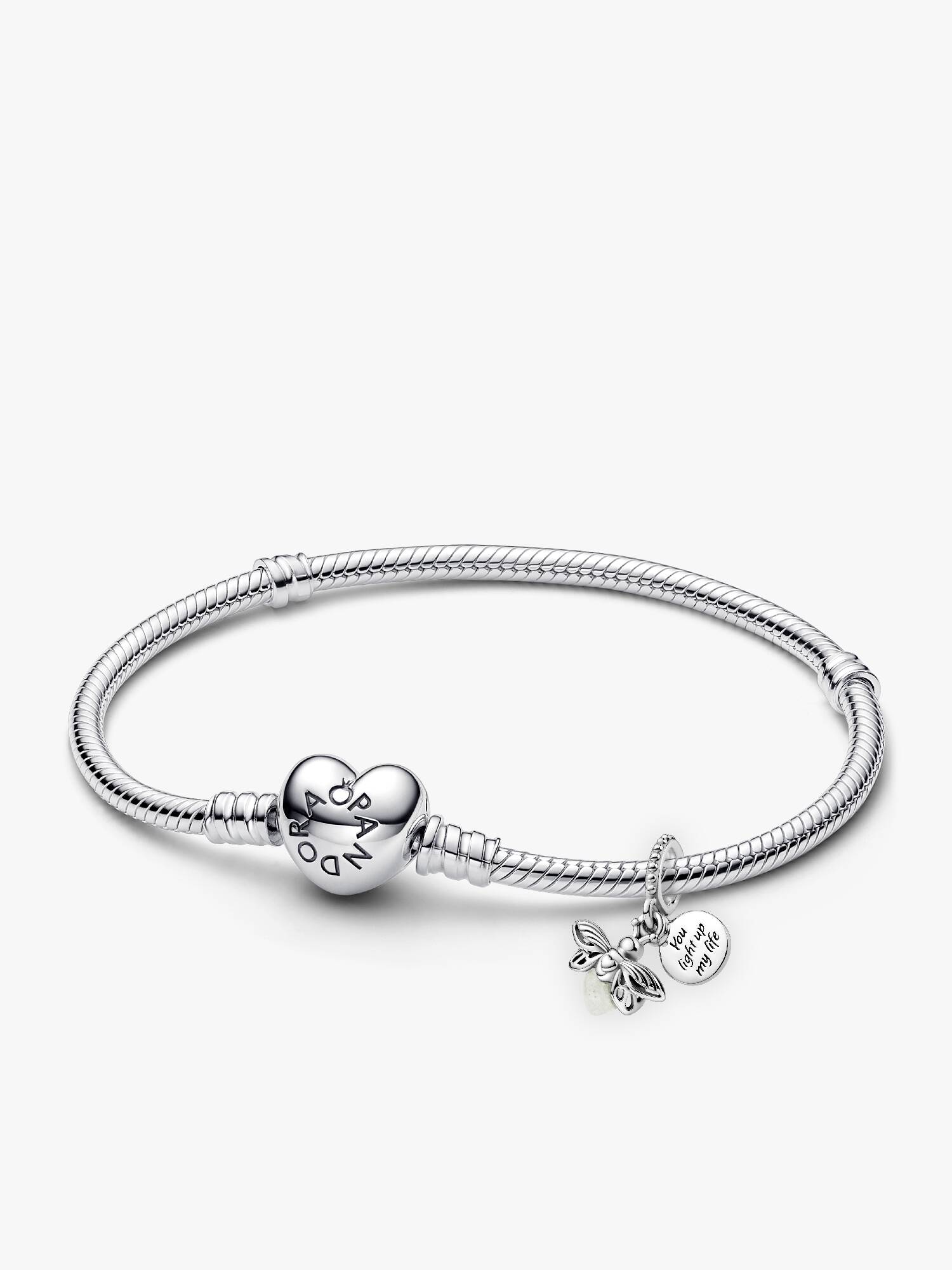 Ildflue-Charm & Armbånd Smykkesett