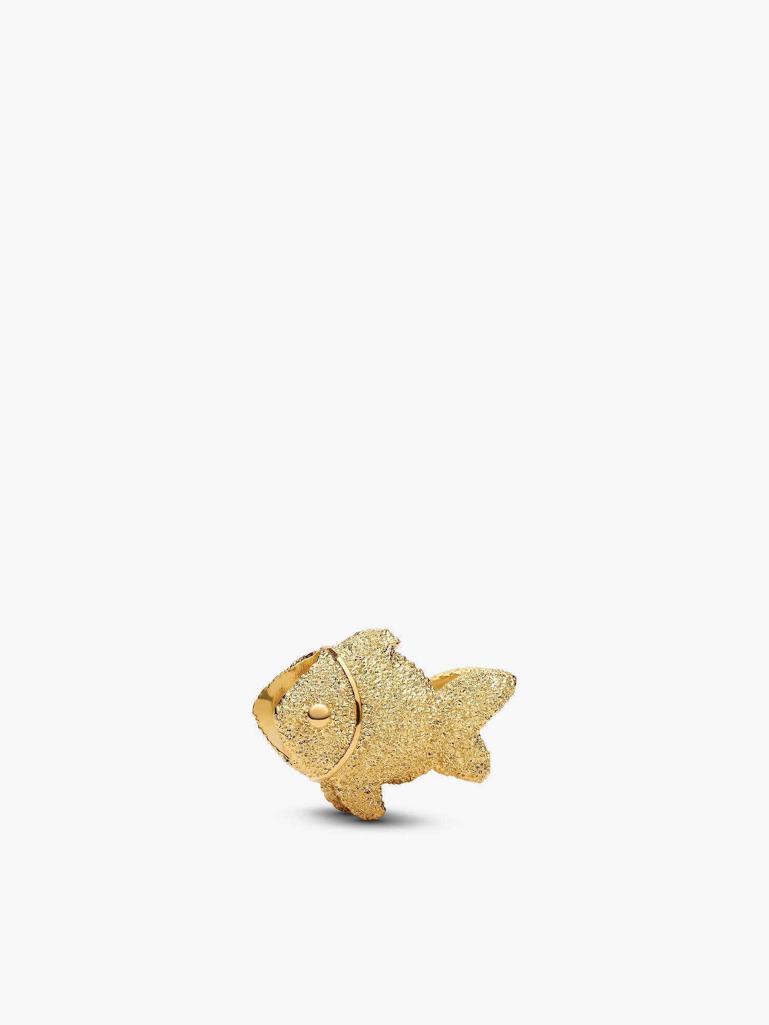 Strukturert Fisk Mini Charm