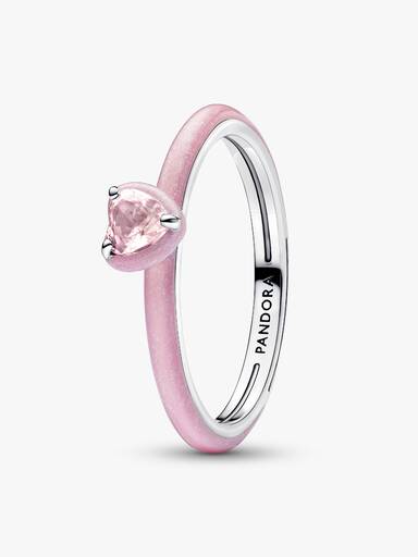 Rosa Chakra Hjerte Ring