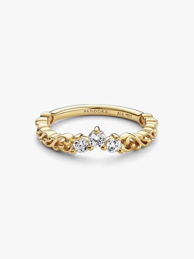 Kongelig Virvel Tiara Ring