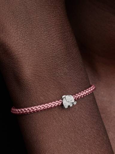 Strukturert Elefant Mini Charm