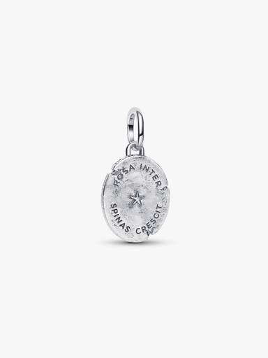 Rose Medaljongcharm