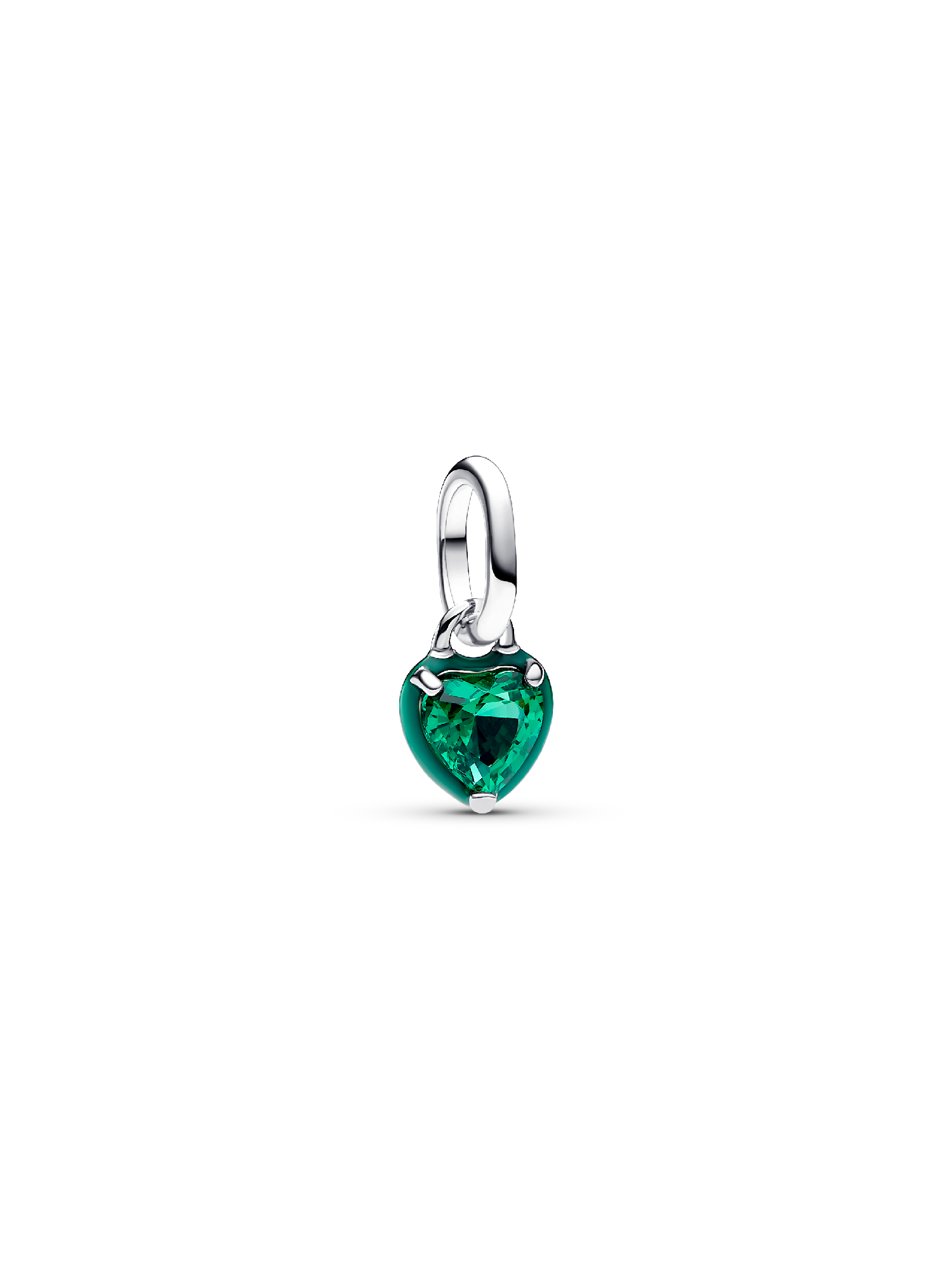 Mini Hengende Charm med Grønt Chakra Hjerte