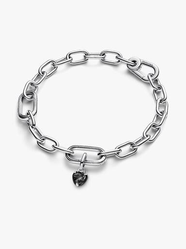 Pandora ME Svart Chakra Hjerte Minianheng