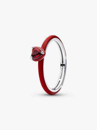 Rosa Chakra Hjerte Ring