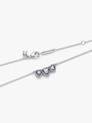 Halo Hjerte Triologi Collier Halskjede