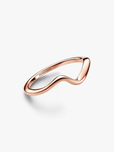 Polert Bølge Ring