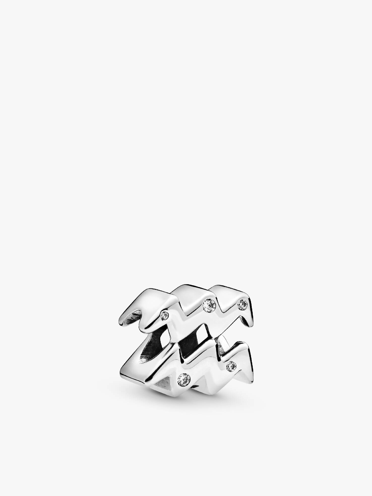Sparkling Aquarius Zodiac charm