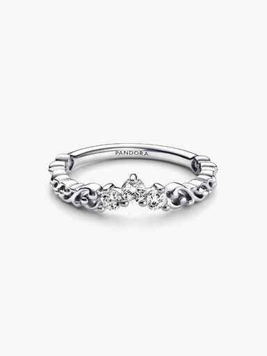 Kongelig Virvel Tiara Ring