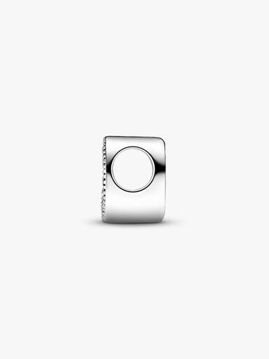 Letter G silver charm