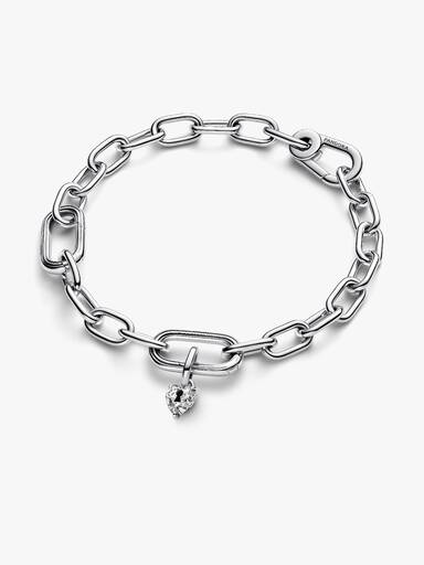 Nøkkelhull Hjerte Mini Hengende Charm
