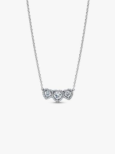 Halo Hjerte Triologi Collier Halskjede