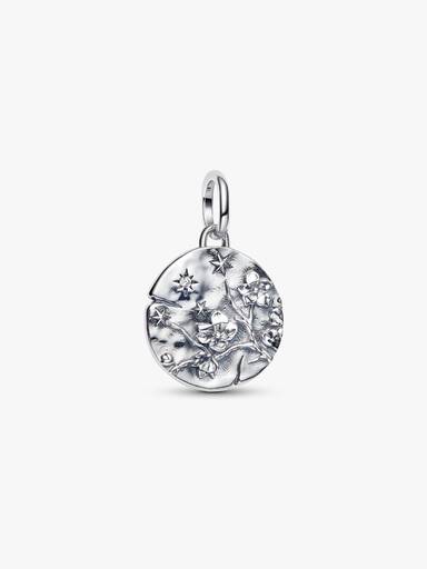 Kirsebærblomst Medaljong Charm