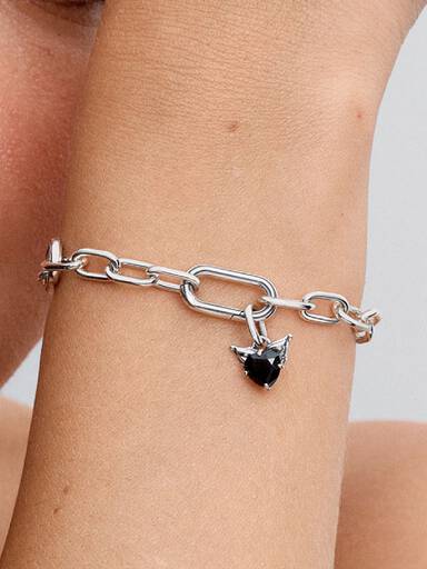 Hjerte med Vinger Mini Hengende Charm