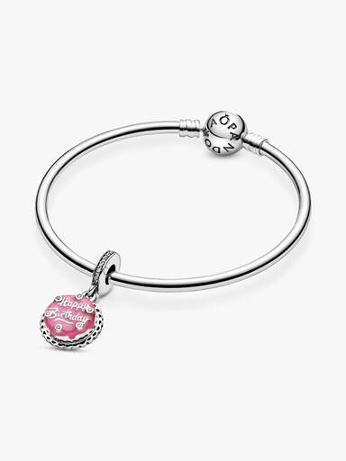 Rosa fødselsdagskake Hengende Charm
