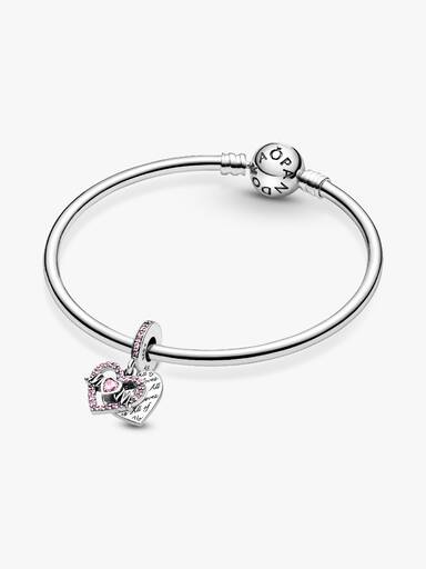 Hjerte og Mor Hengende Charm