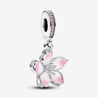 Kirsebærblomst Hengende Charm | Sterling sølv | Pandora NO