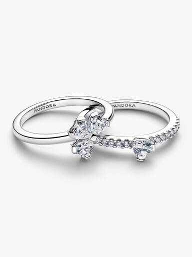 Funklende Kløver Delbar Ring