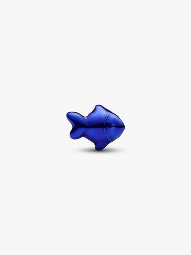Blå Fisk Mini Charm