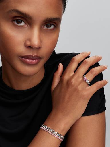 Funklende Blomst Ring