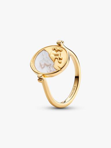 Pegasus Vendbar Medaljong Ring