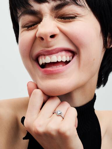 Elevated Heart ring