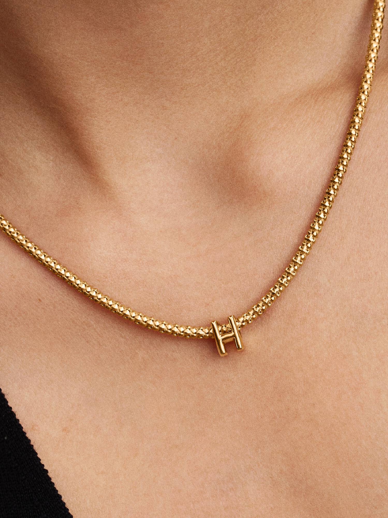 Mini Bokstaven H Alfabet Charm