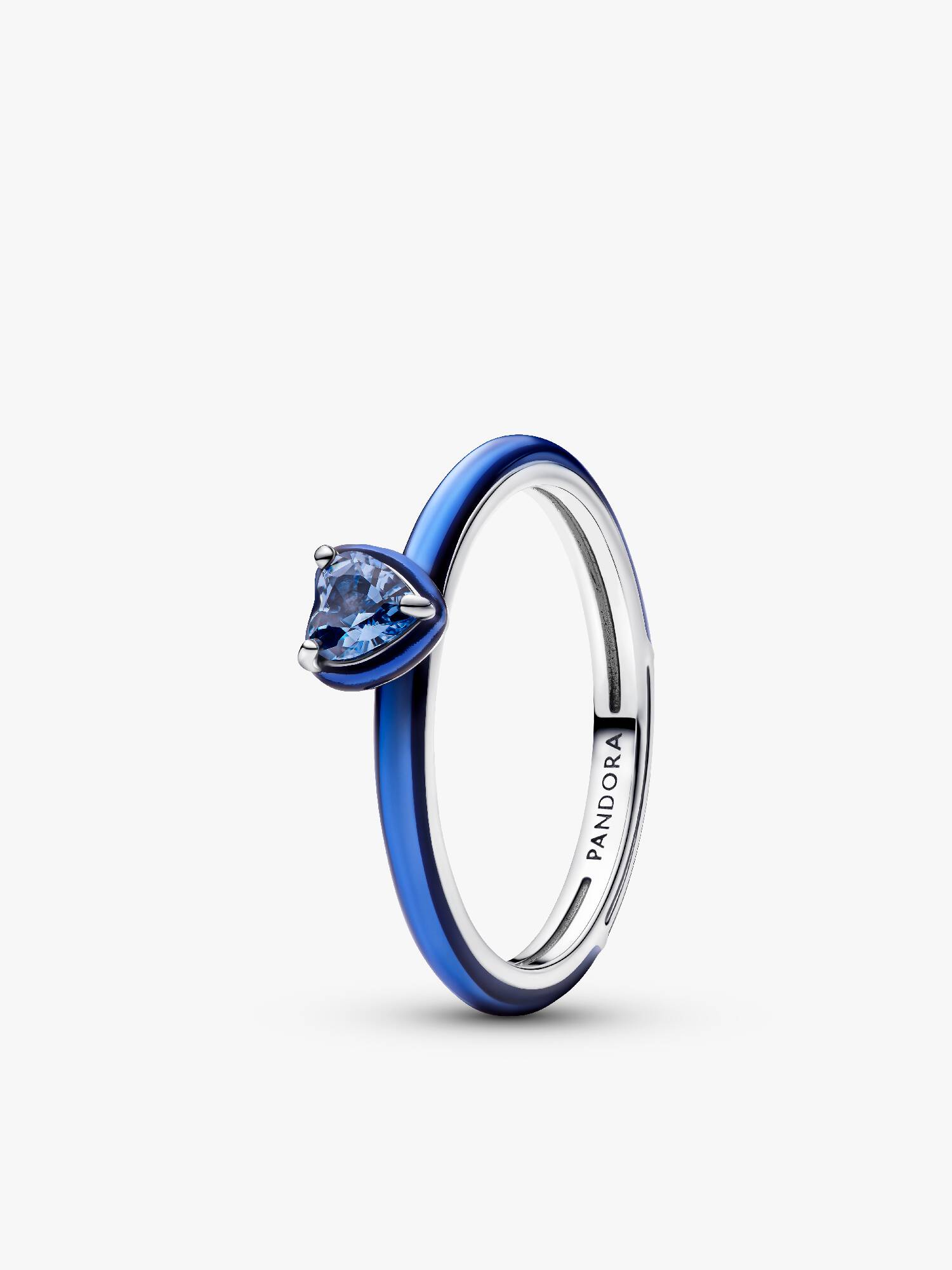 Blå Chakra Hjerte Ring