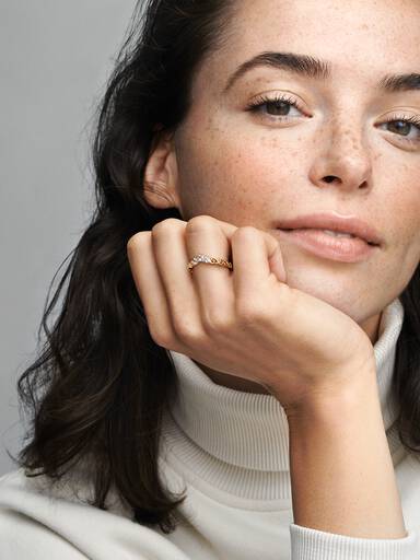 Kongelig Virvel Tiara Ring