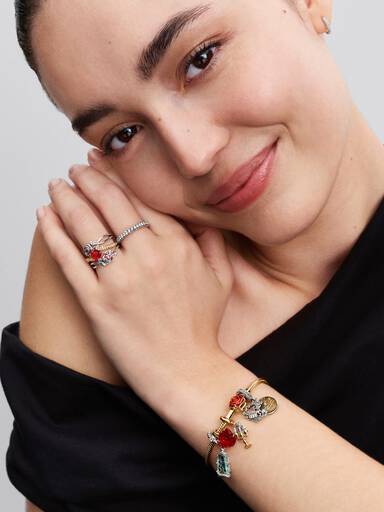 Disney Princess Belle Skjønnheten og Udyret Rose Ring