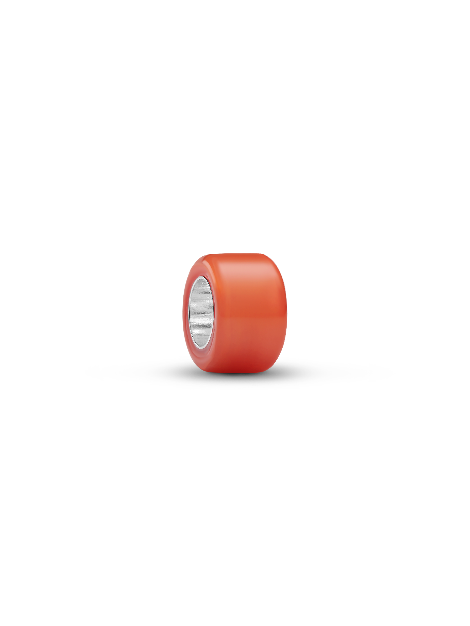 Oransje Muranoglass Mini Charm