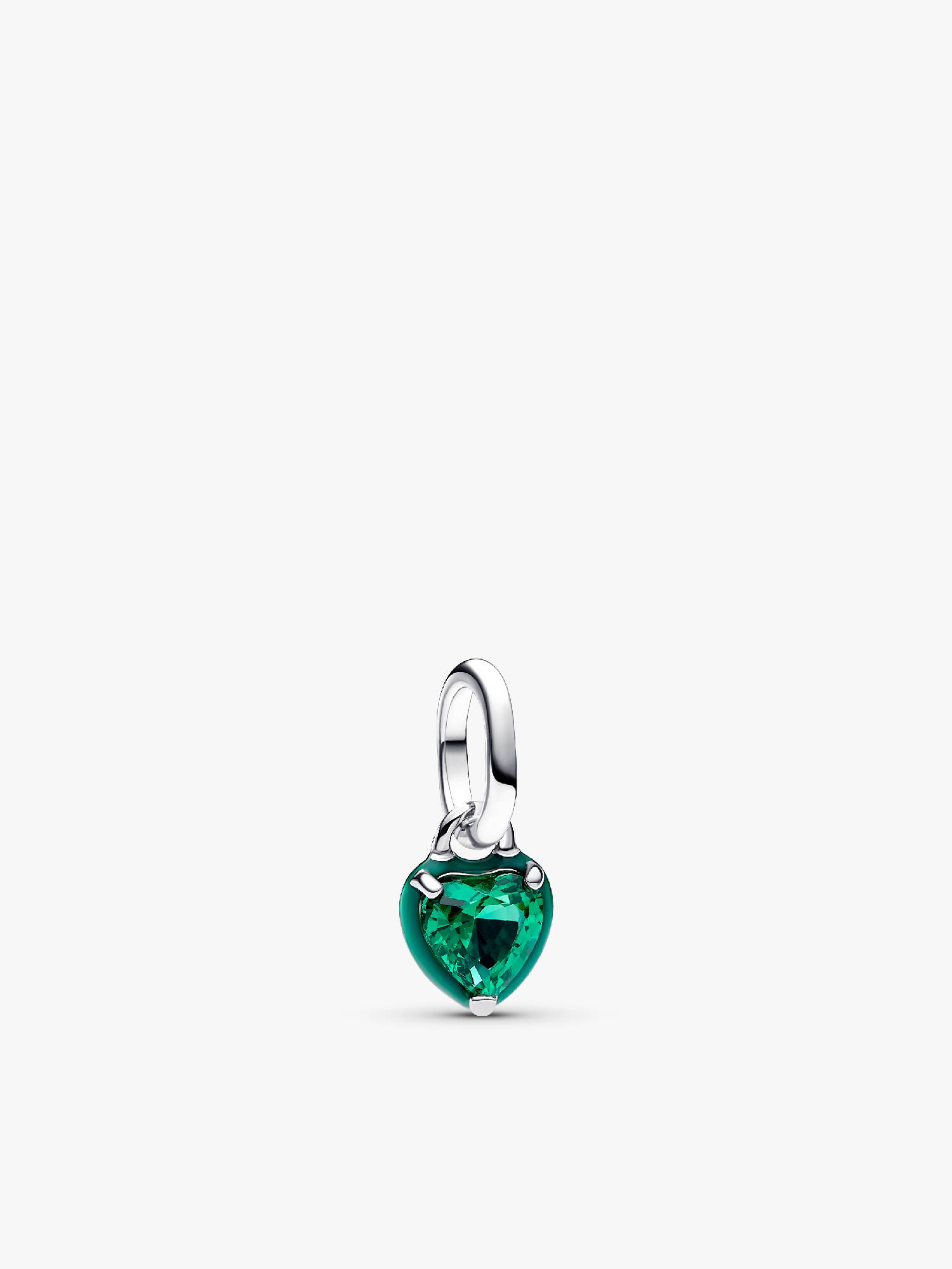 Mini Hengende Charm med Grønt Chakra Hjerte