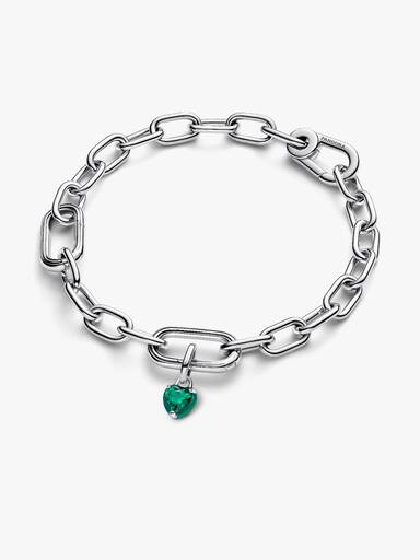 Mini Hengende Charm med Grønt Chakra Hjerte