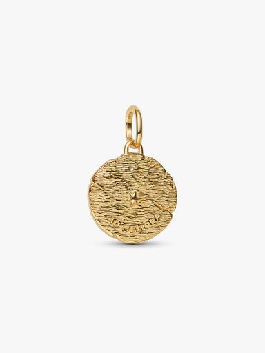 Piler i Kryss Medaljong Charm