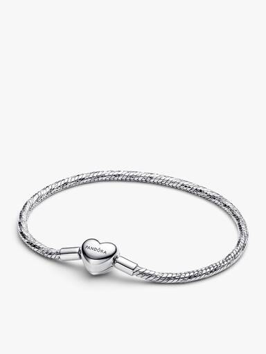 Amour og Hjerte Hengelås Armbånd Sett
