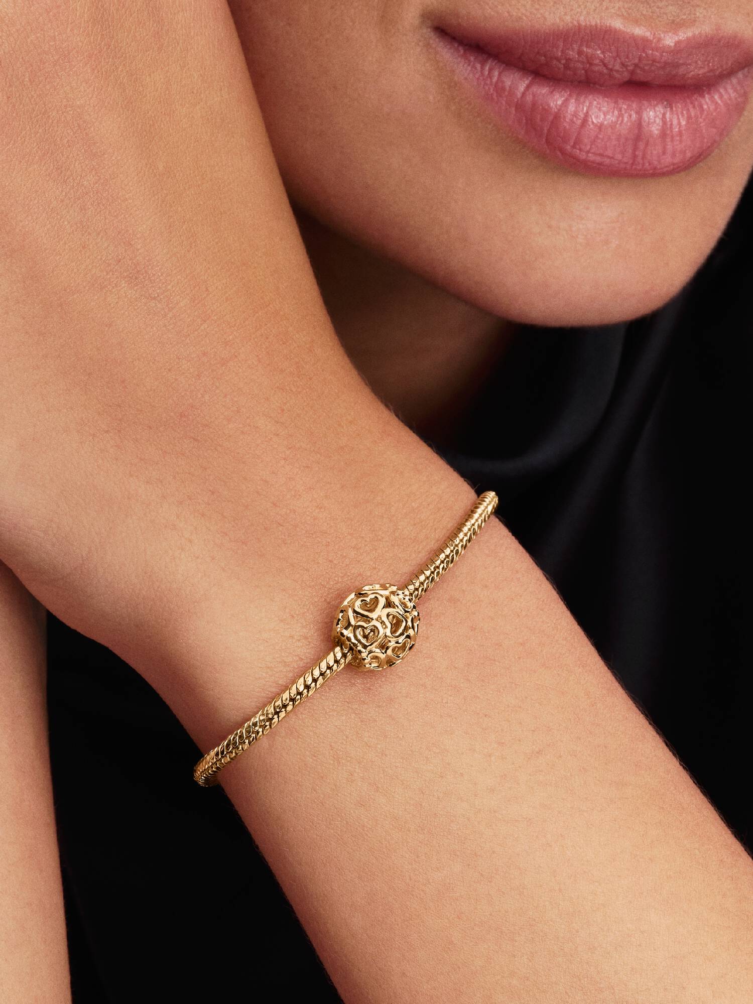 Openwork Hjerte Charm