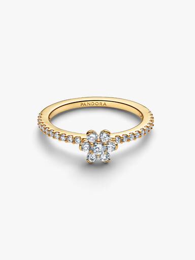 Funklende Blomst Ring