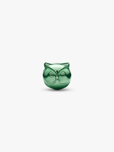 Grønn Ugle Mini Charm